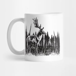 The deer guide who watches his pack Mug